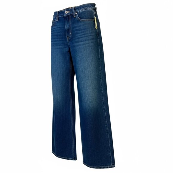 NWT Universal Thread Relaxed Wide Leg Jeans Sz 2R Blue Dk Wash 100% Cotton #179S - Picture 3 of 12